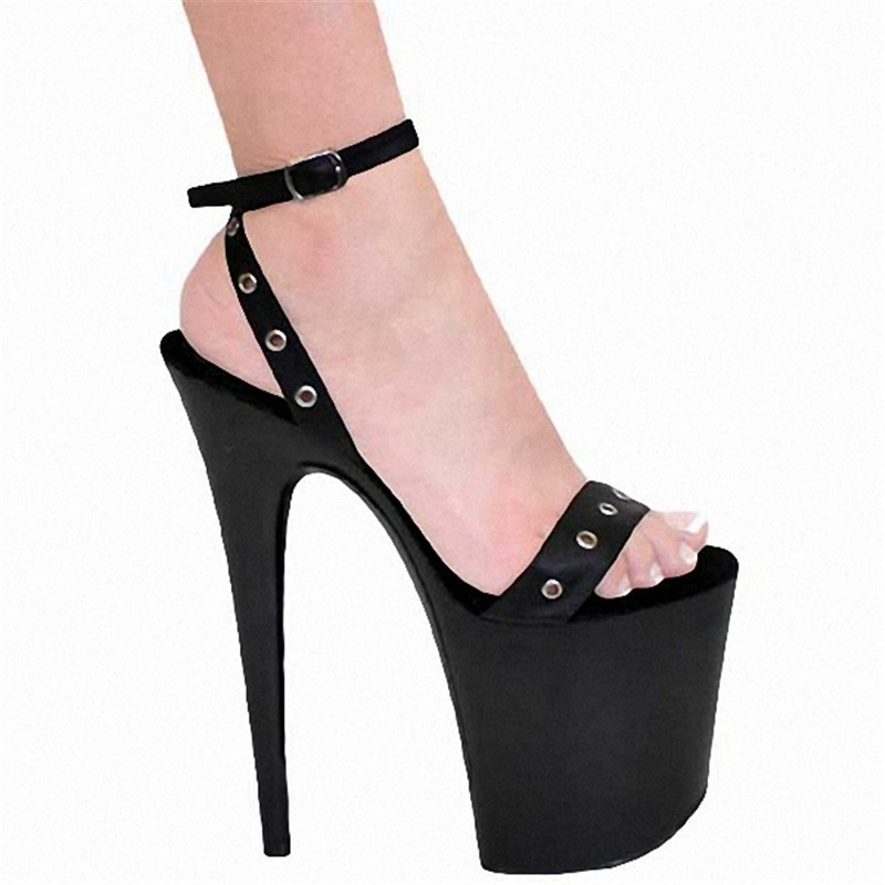 Women'S Shoes Paris - 20cm delikli delikli ayakkabı sahne malzemeleri
