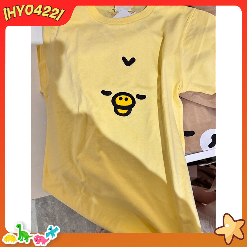 Women'S Shoes For Crews - Karikatür Kiiroitori Kısa Kollu T Shirt