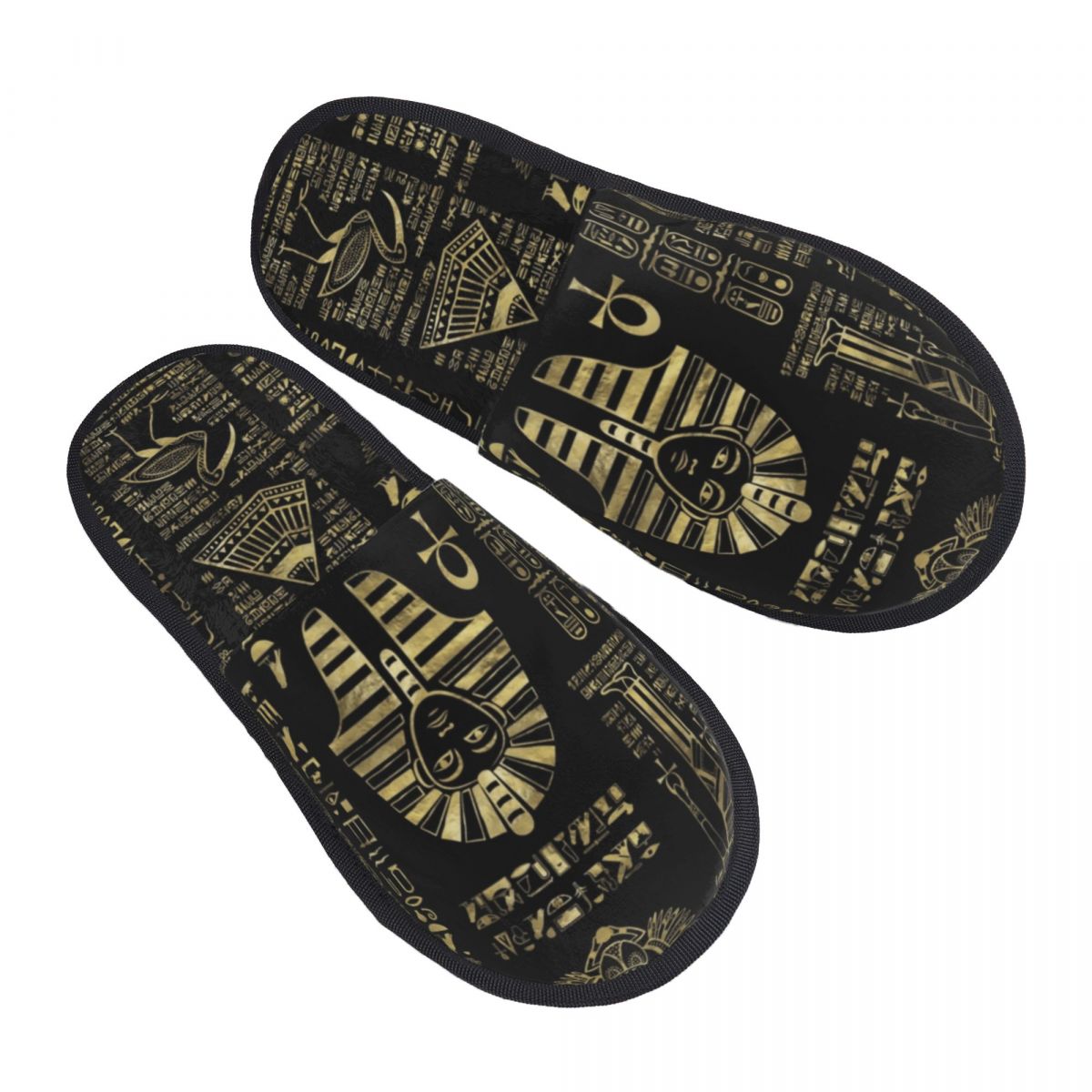 Women Shoes Egypt - Özel Baskılı Mısır Hiyeroglifleri ve Tanrıları