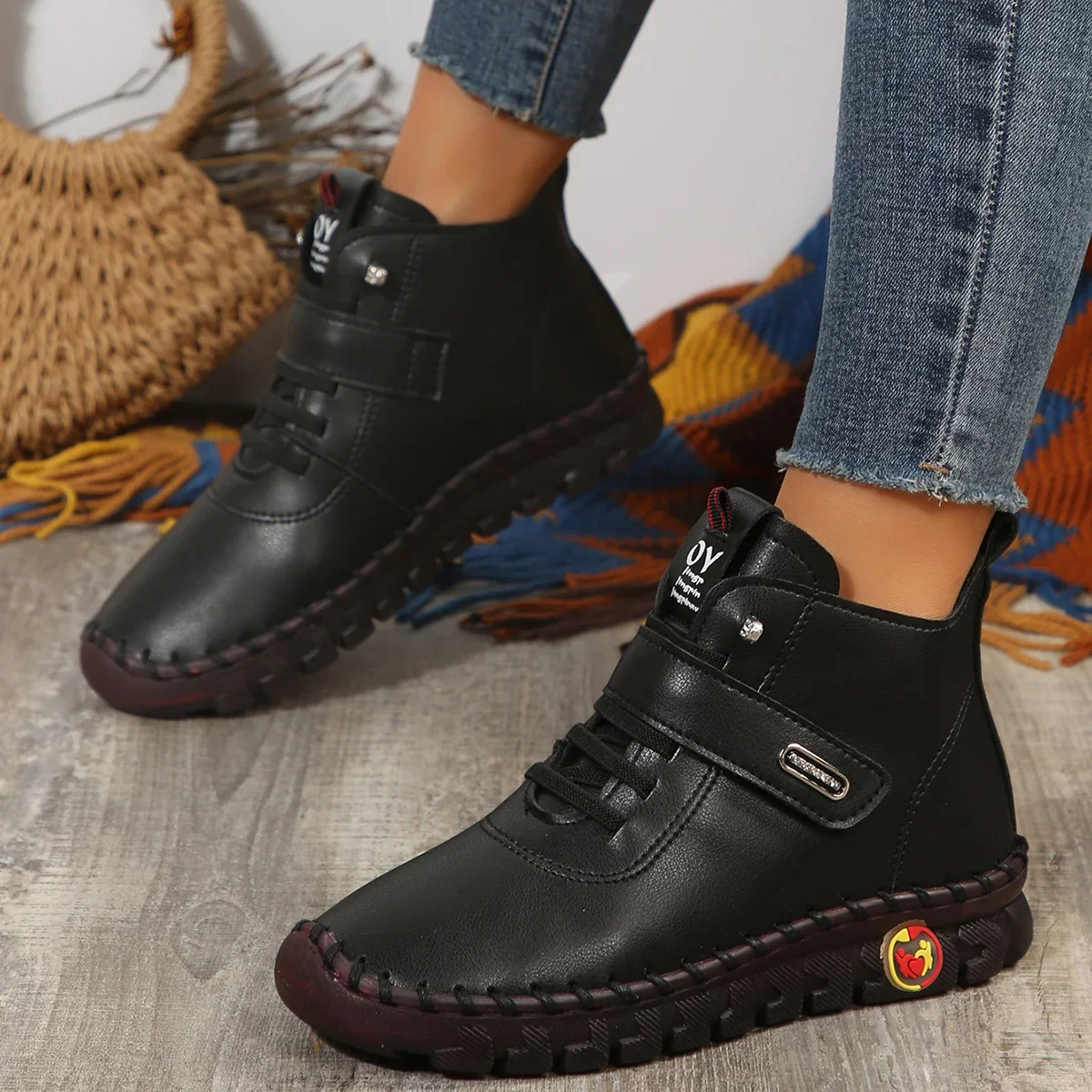 Women'S Shoes Hands Free - Çizmeler Kadın Kış 2025, Yeni Kürk