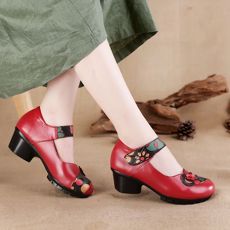 Mary Jane Shoes - Takozlar kadınlar lüks yüksek kalite tasarım