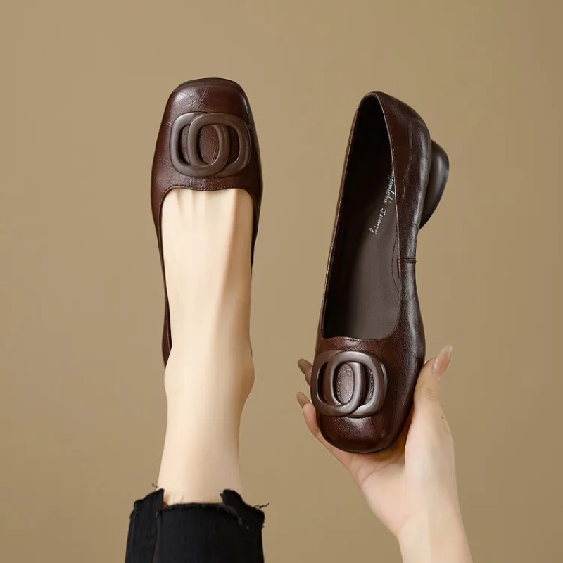 Women'S Shoes Round Toe - Fransız Tarzı Kadın Ayakkabıları Kadınlar için