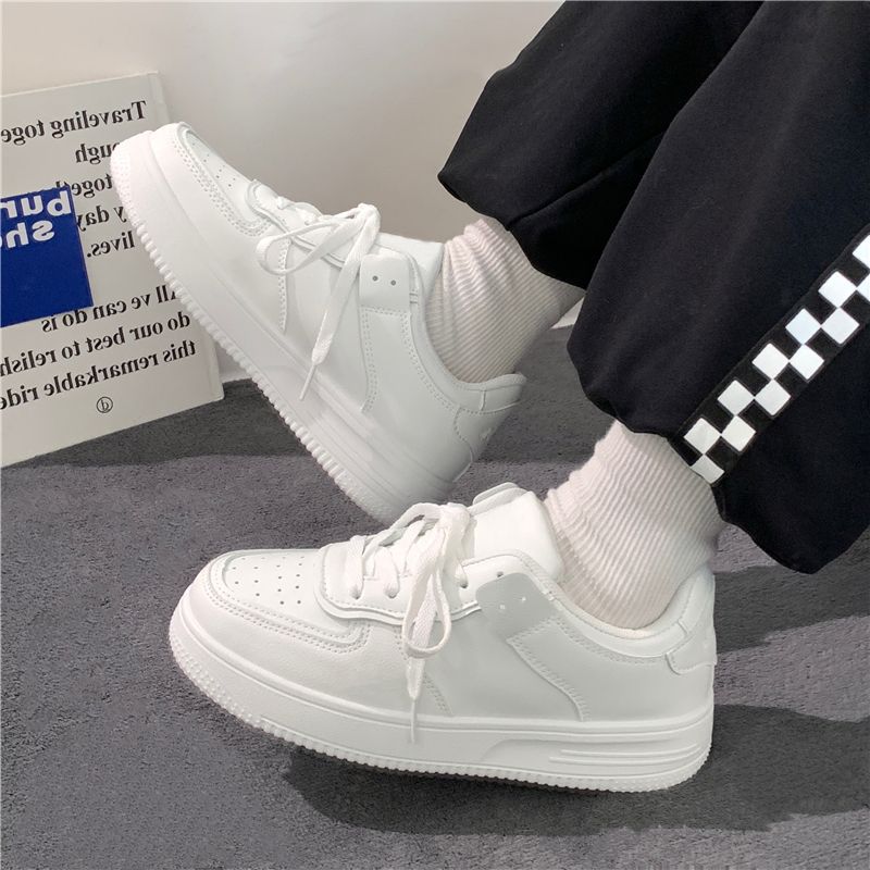 Women Shoes Zoom - Kadın Beyaz Rahat Ayakkabılar Bahar Sonbahar