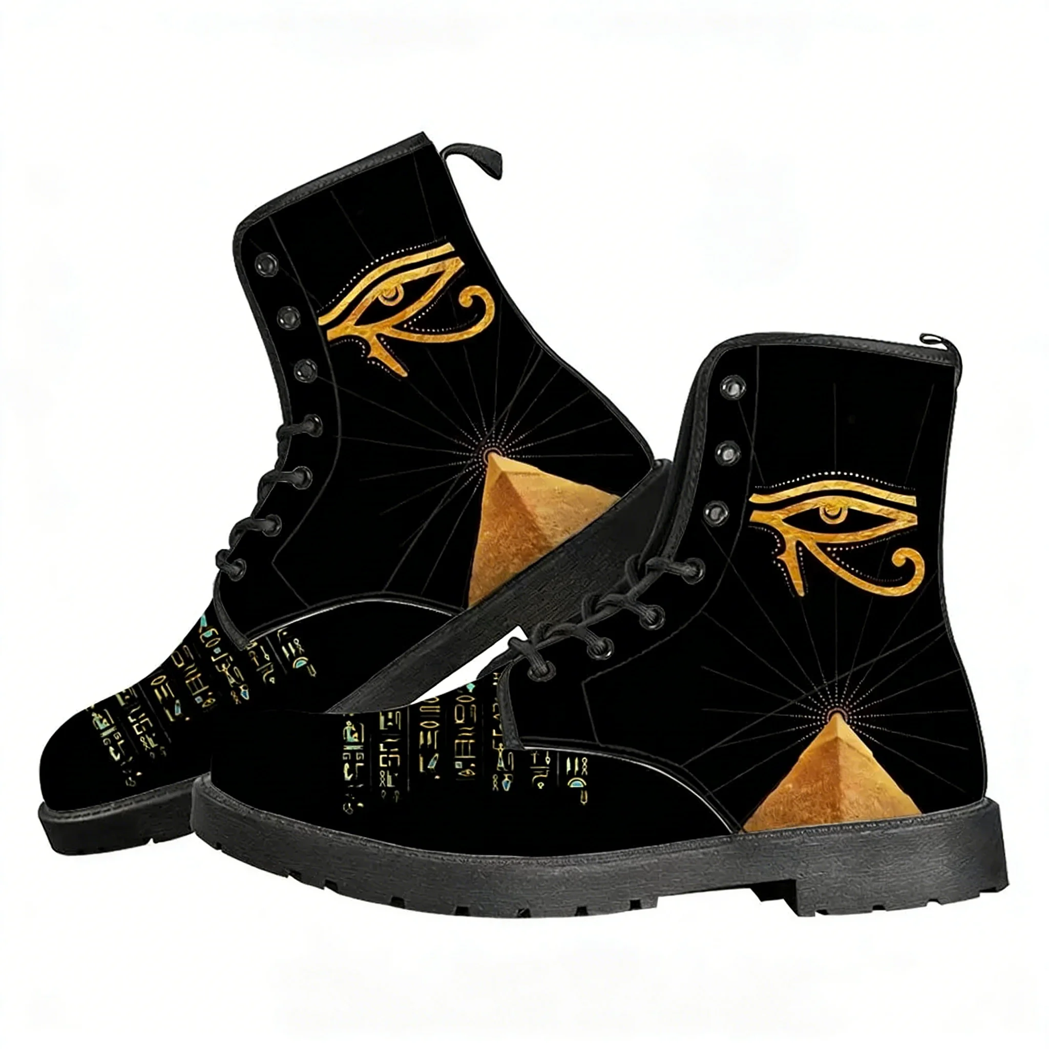 Women Shoes Egypt - Horus Mısır Tanrısı Günlük Botlar Erkek