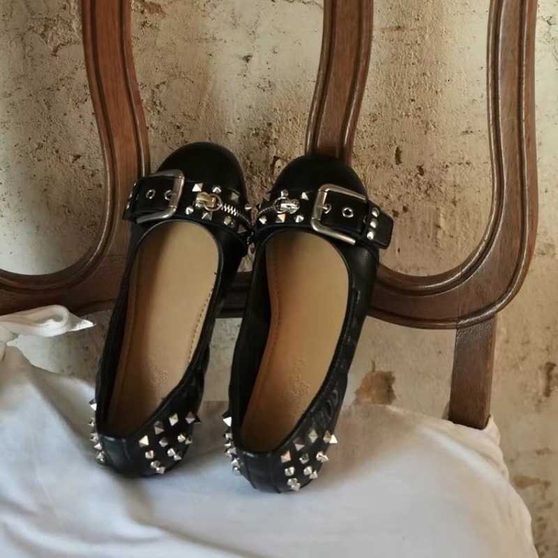 Women'S Shoes Round Toe - Bolt Yuvarlak Başlı Tek Ayakkabı Kadın