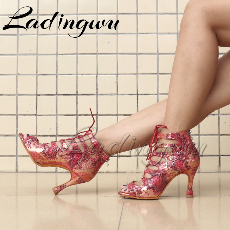 Women'S Shoes Z - Ladingwu Latin çizmeler yumuşak alt dans