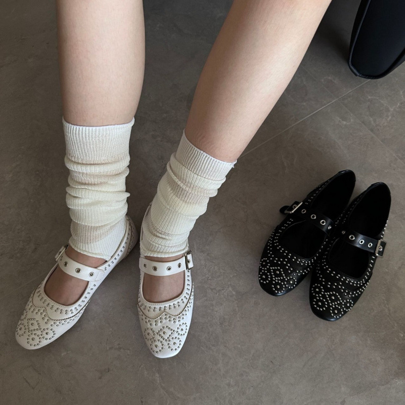 Retro Perçin Tokalı Tasarım Ba - Shoes For Women Flats incelemesi ve fiyatı