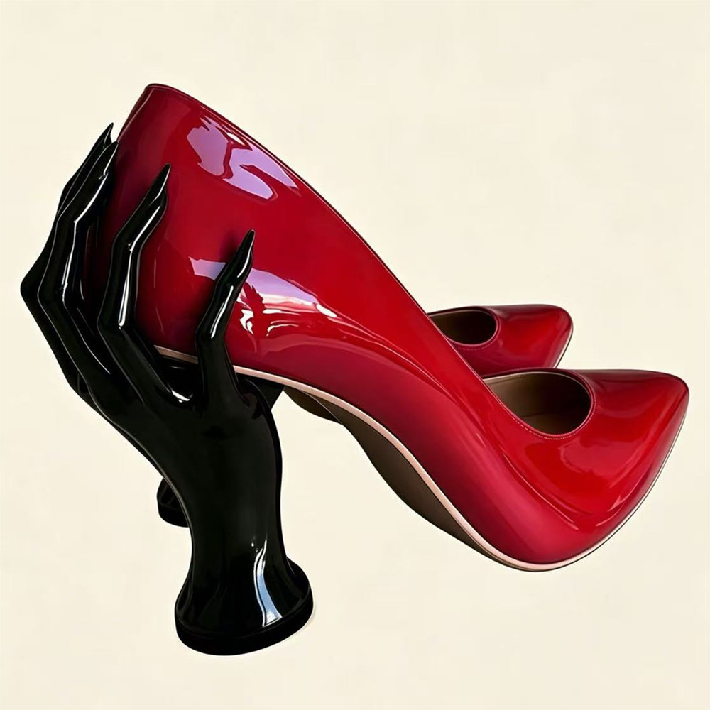 2026 Yeni Kadın Kırmızı Rugan  - Women'S Shoes Hands Free incelemesi ve fiyatı