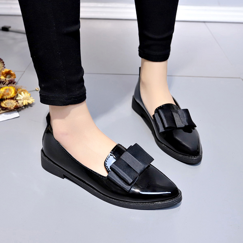 Siyah/Şarap Kırmızısı Rugan De - Shoes For Women Flats incelemesi ve fiyatı