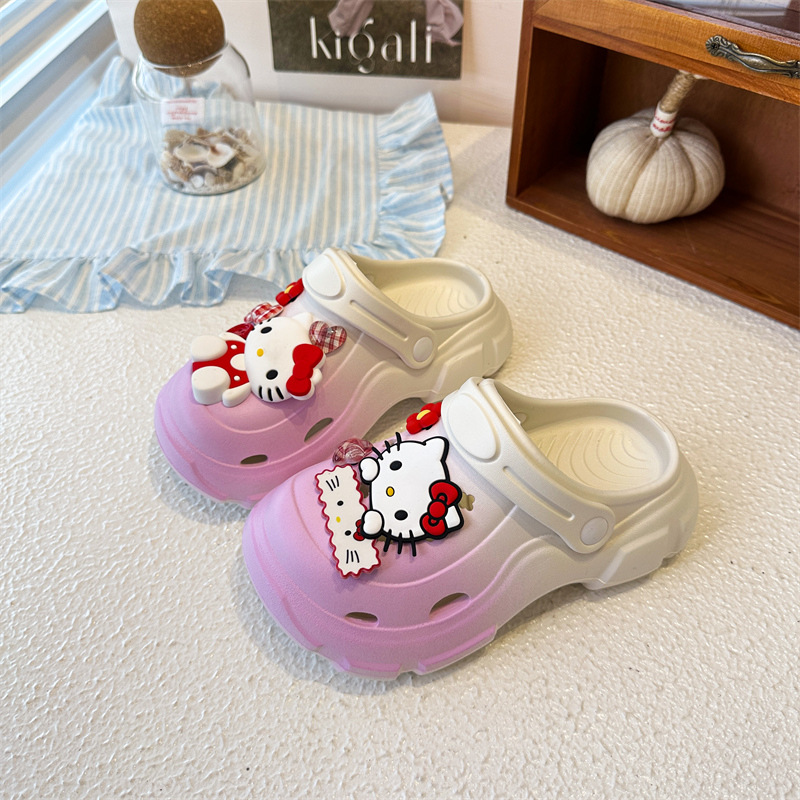 Degrade Renkli Hello Kitty Pla - Women'S Shoes Clogs incelemesi ve fiyatı