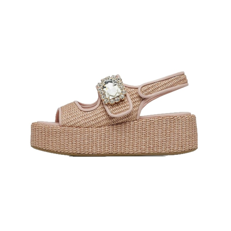 Kenevir Dokuma Kalın Tabanlı K - Women'S Shoes Hands Free incelemesi ve fiyatı
