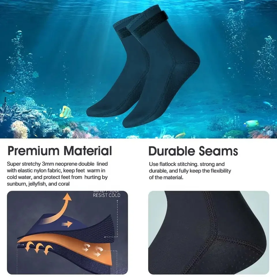 Neopren dalış çorapları 3mm We - Women'S Shoes Neuropathy incelemesi ve fiyatı