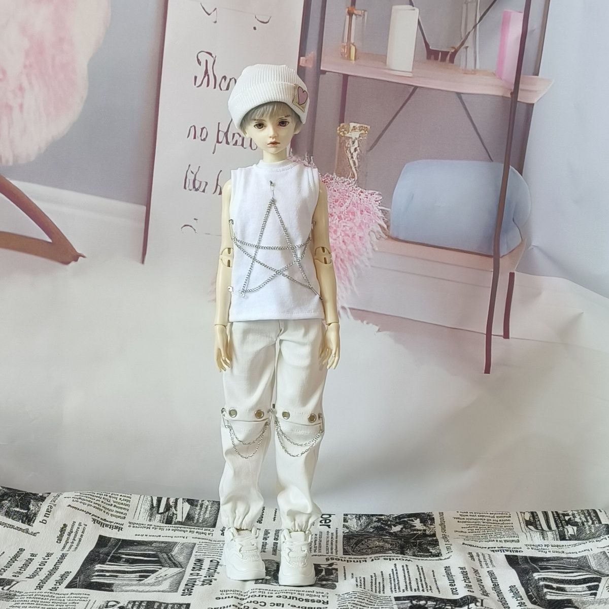 BJD 4 parçalı siyah veya beyaz - Women'S Shoes Z incelemesi ve fiyatı