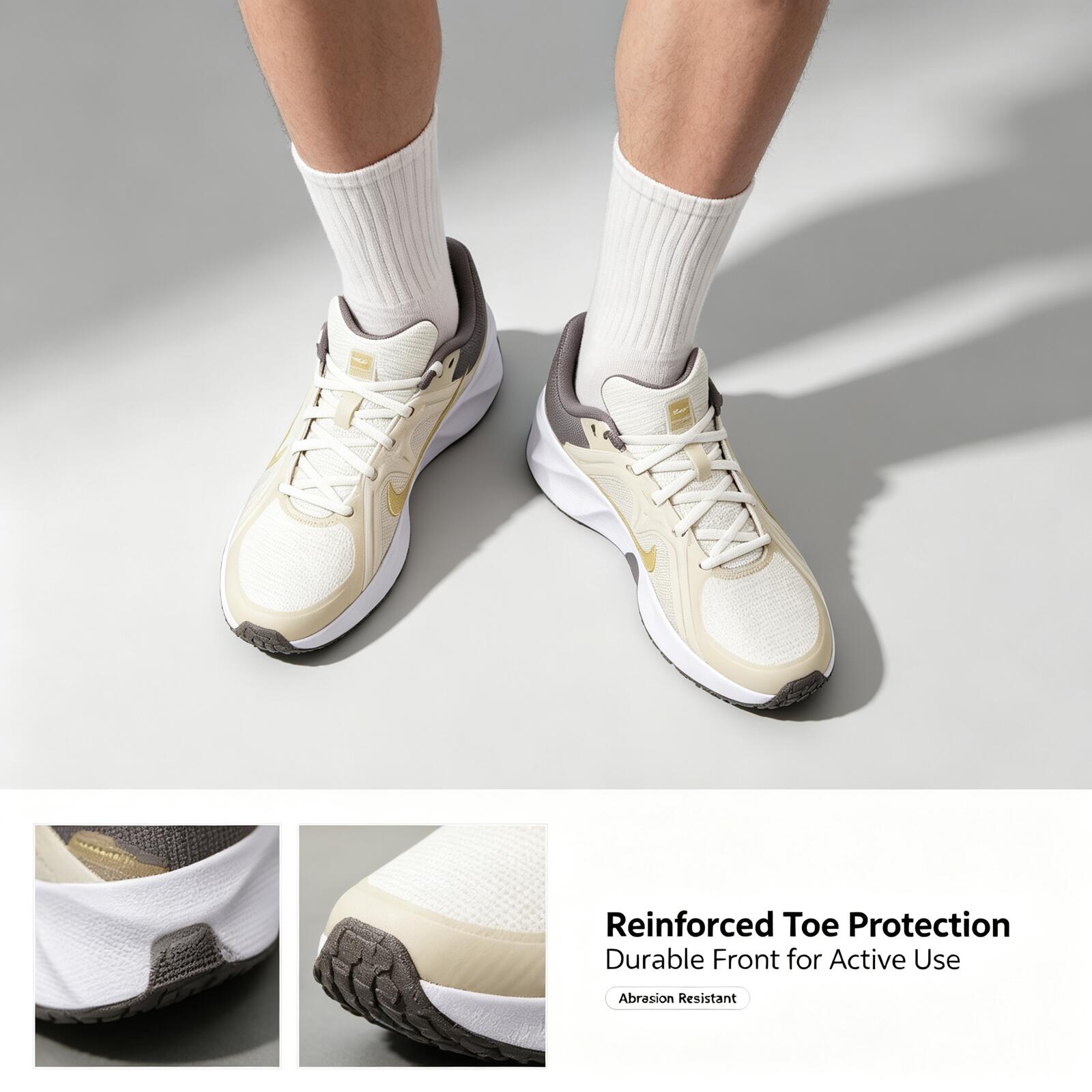 Nike Erkek Beyaz Gri Altın Ant - Women Shoes Zoom incelemesi ve fiyatı