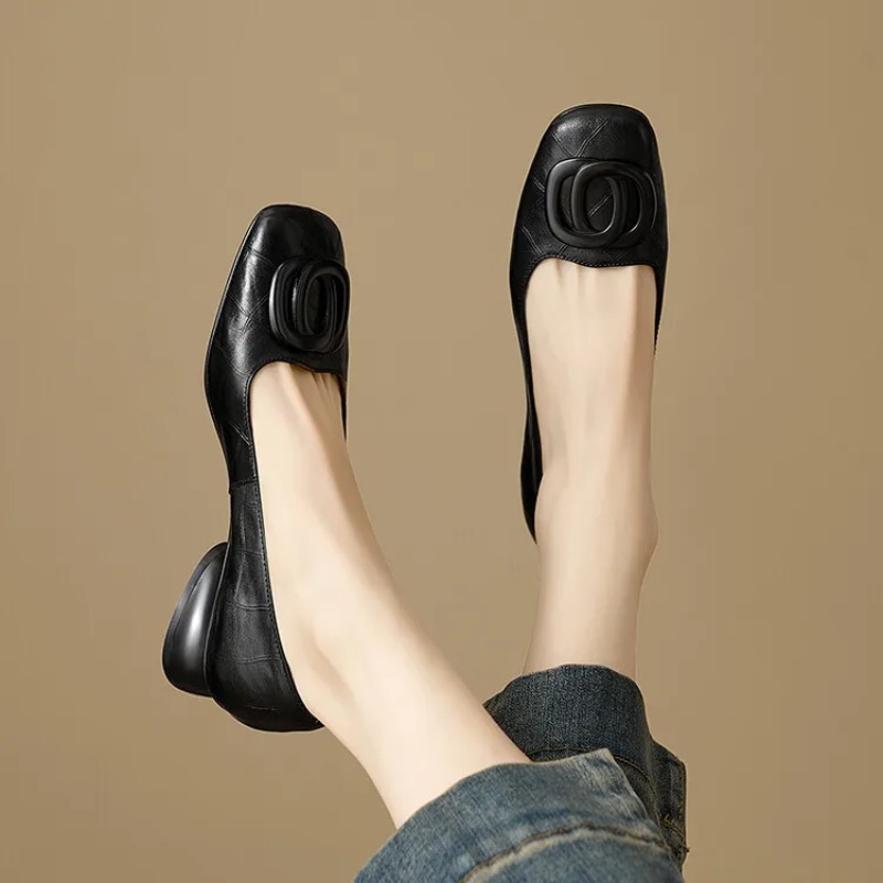 Fransız Tarzı Kadın Ayakkabıla - Women'S Shoes Round Toe incelemesi ve fiyatı