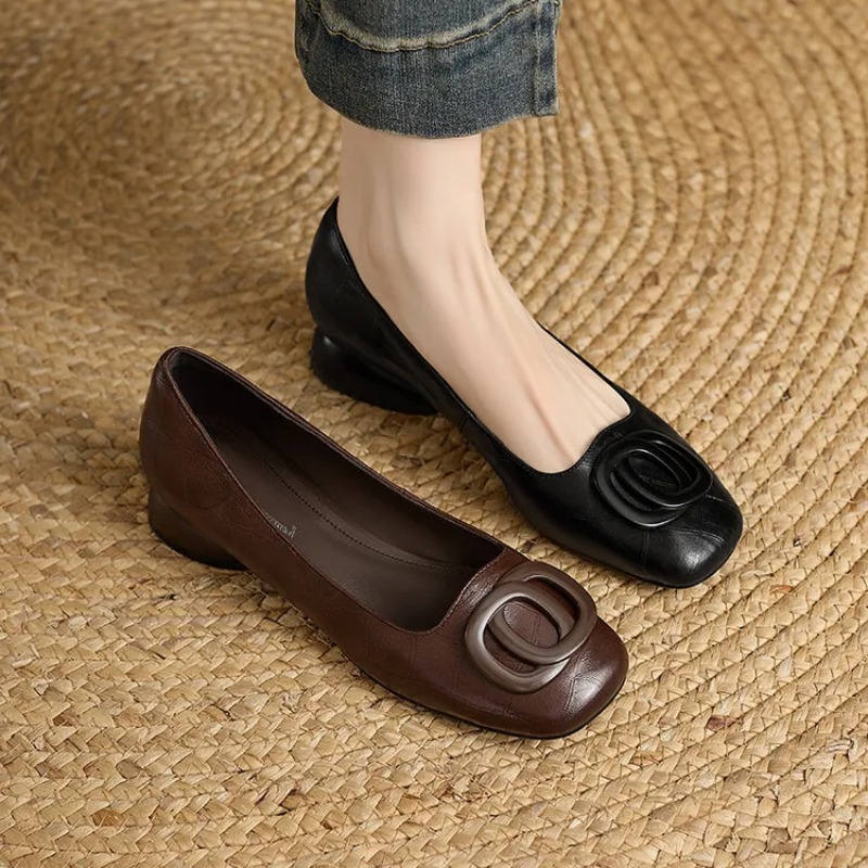 Fransız Tarzı Kadın Ayakkabıla - Women'S Shoes Round Toe incelemesi ve fiyatı
