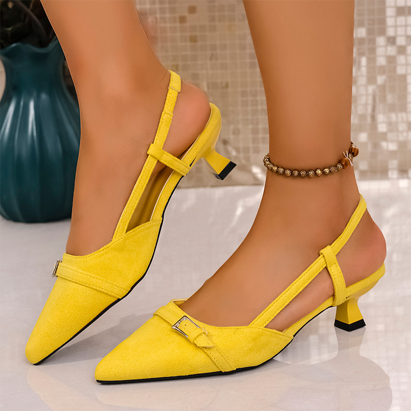 Moda Sarı Yüksek Topuklu Sanda - Women'S Shoes Yellow incelemesi ve fiyatı