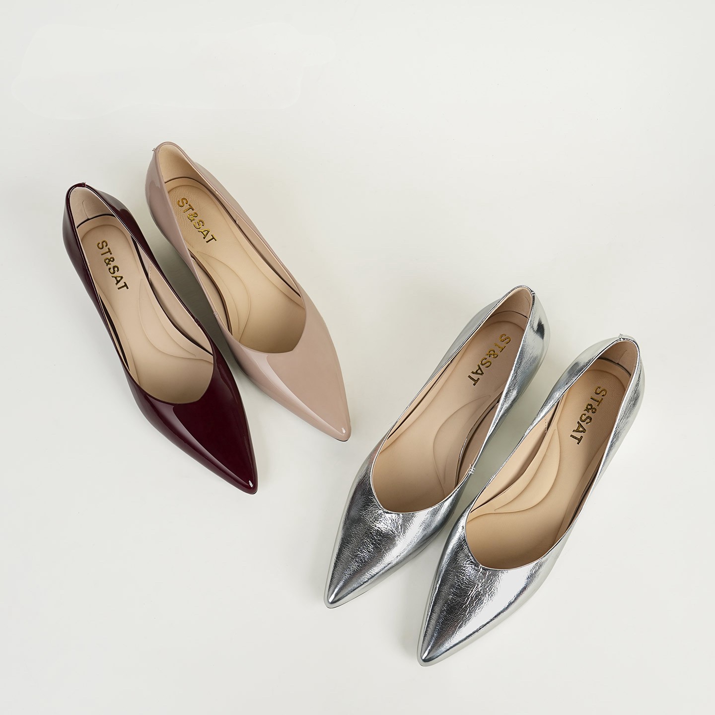 Kadınlar için Sivri Burunlu Al - Shoes For Women Flats incelemesi ve fiyatı