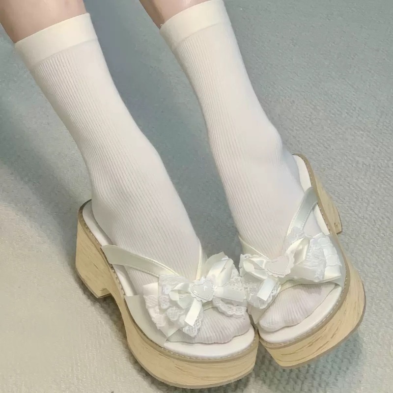 Tatlı Fiyonklu Ahşap Desenli K - Women'S Shoes Quality incelemesi ve fiyatı