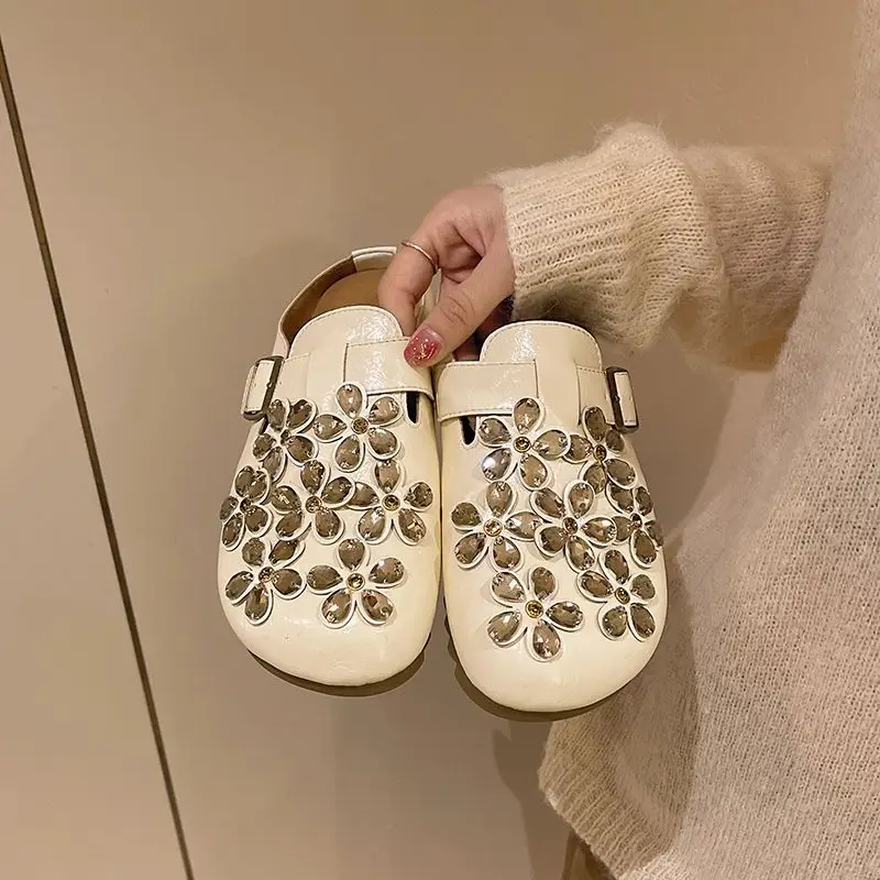 Kadın Çiçekli Yapay Elmas Toka - Women'S Shoes Clogs incelemesi ve fiyatı