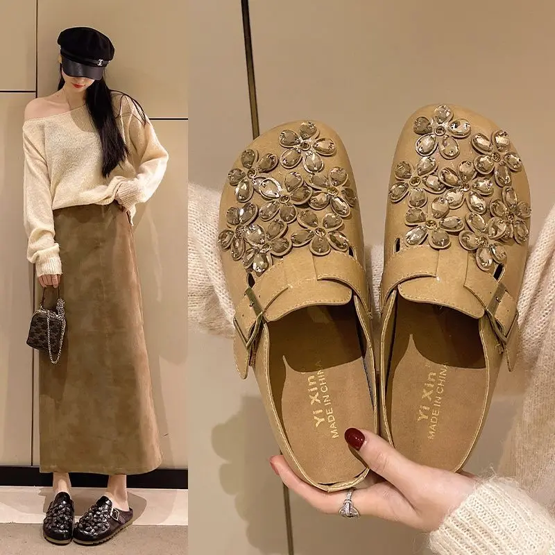 Kadın Çiçekli Yapay Elmas Toka - Women'S Shoes Clogs incelemesi ve fiyatı