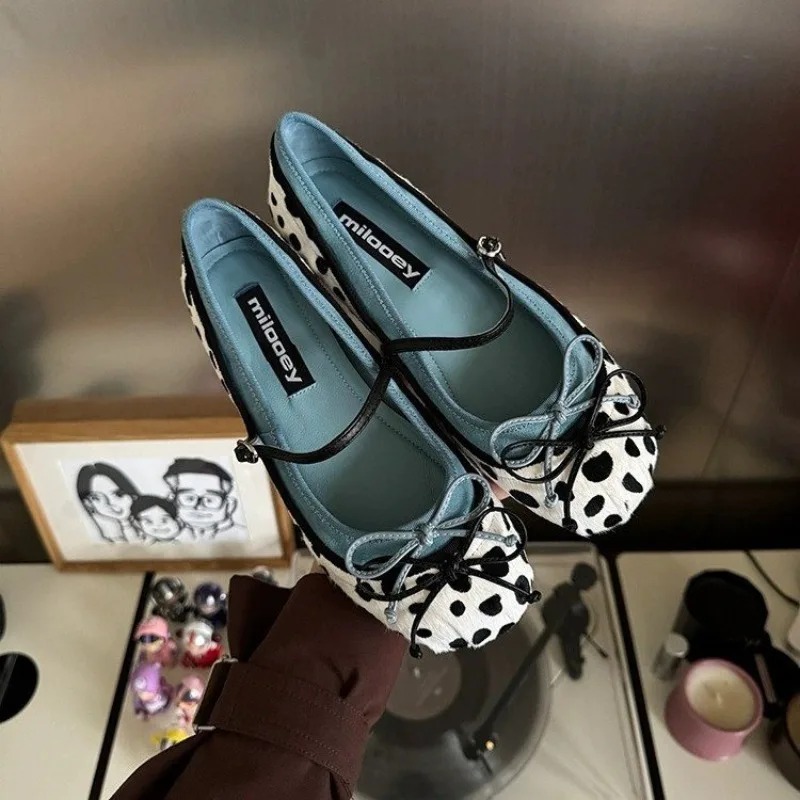 2026 Fransız Düz Tabanlı Yuvar - Women'S Shoes Round Toe incelemesi ve fiyatı