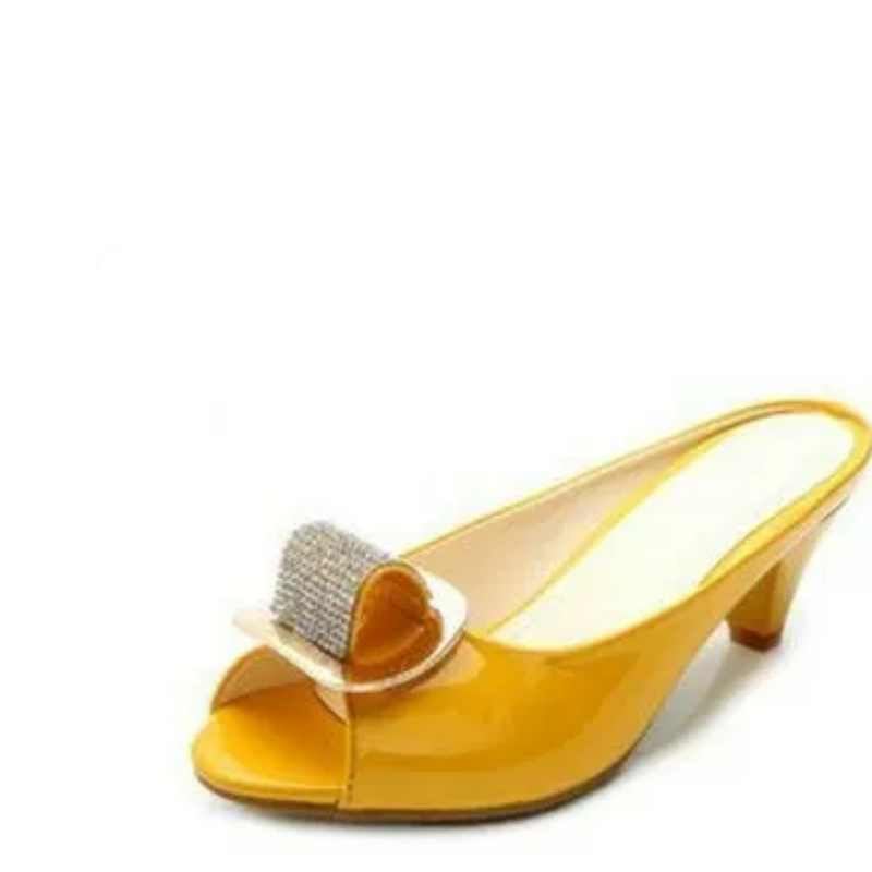 Lady Summer Mules Ayakkabılar  - Women'S Shoes Yellow incelemesi ve fiyatı