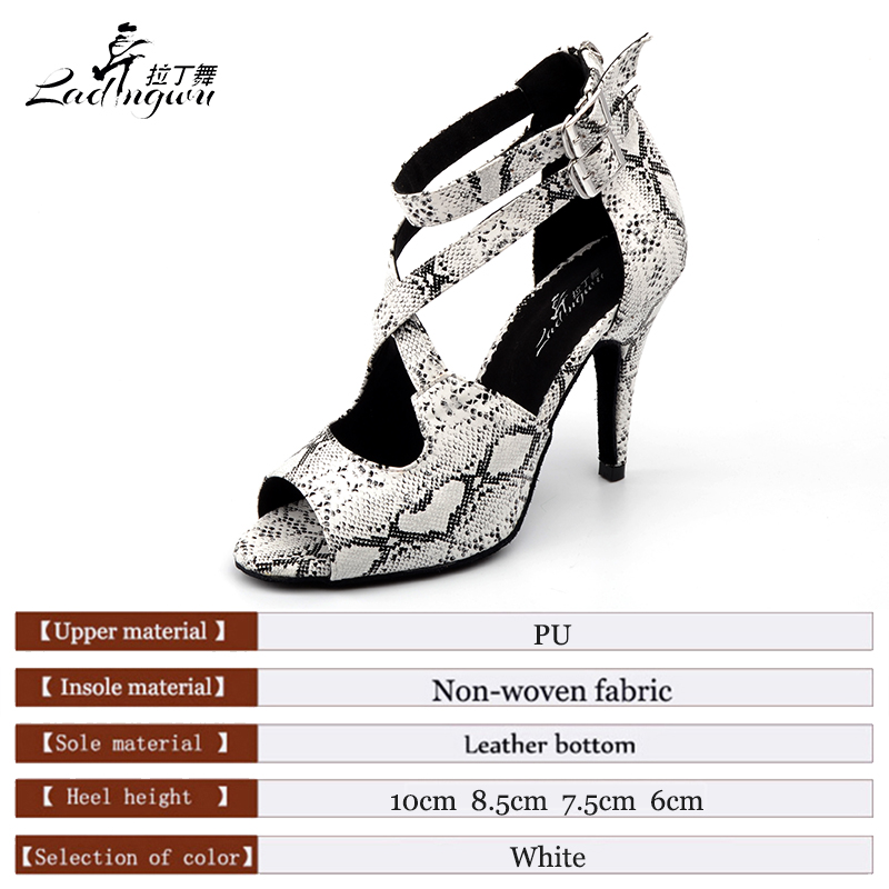 Ladingwu Yeni Beyaz Yılan doku - Women'S Shoes Z incelemesi ve fiyatı
