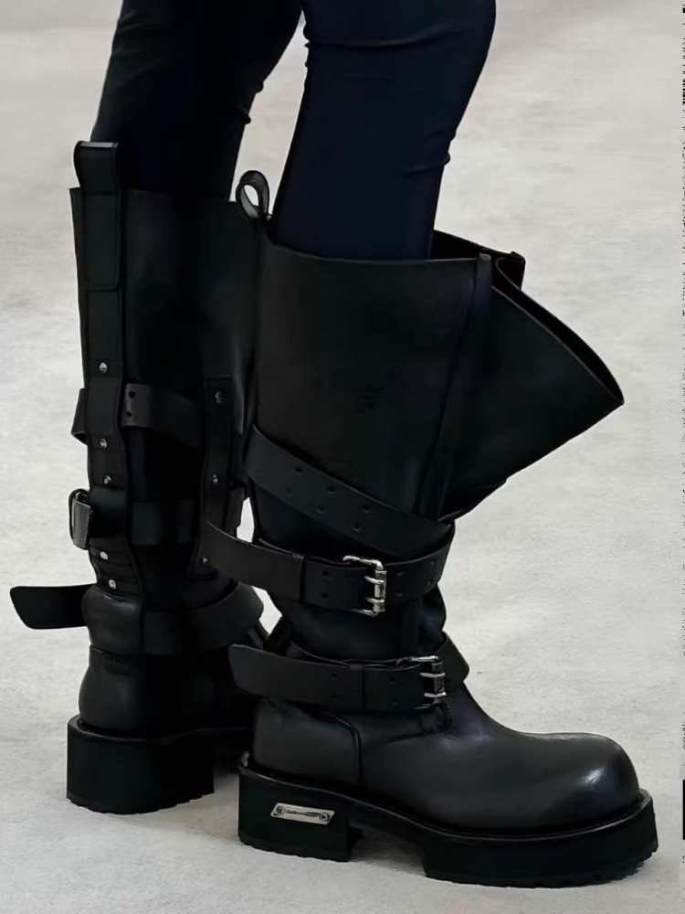 Kemer Tokası Siyah Deri Motosi - Women'S Shoes Paris incelemesi ve fiyatı