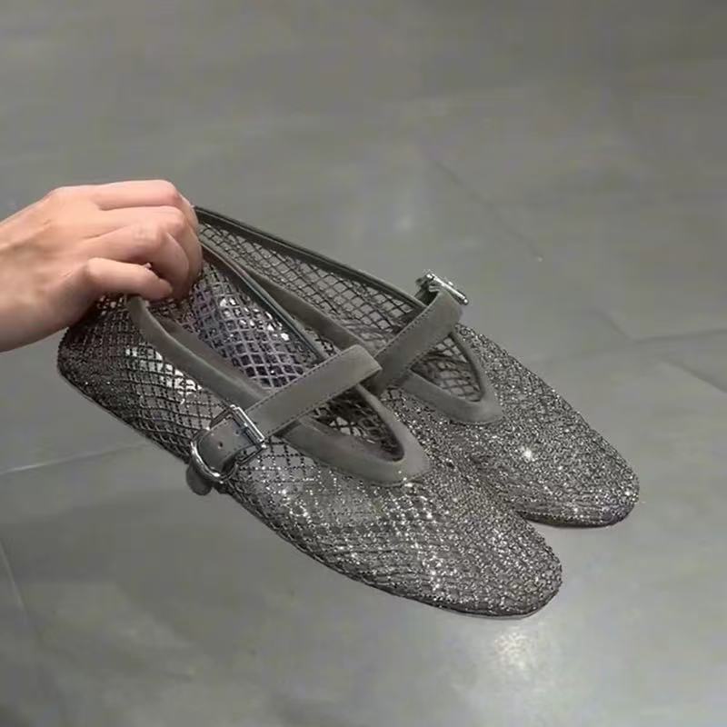 İçi Boş Yapay Elmaslı Baotou S - Women'S Shoes Round Toe incelemesi ve fiyatı