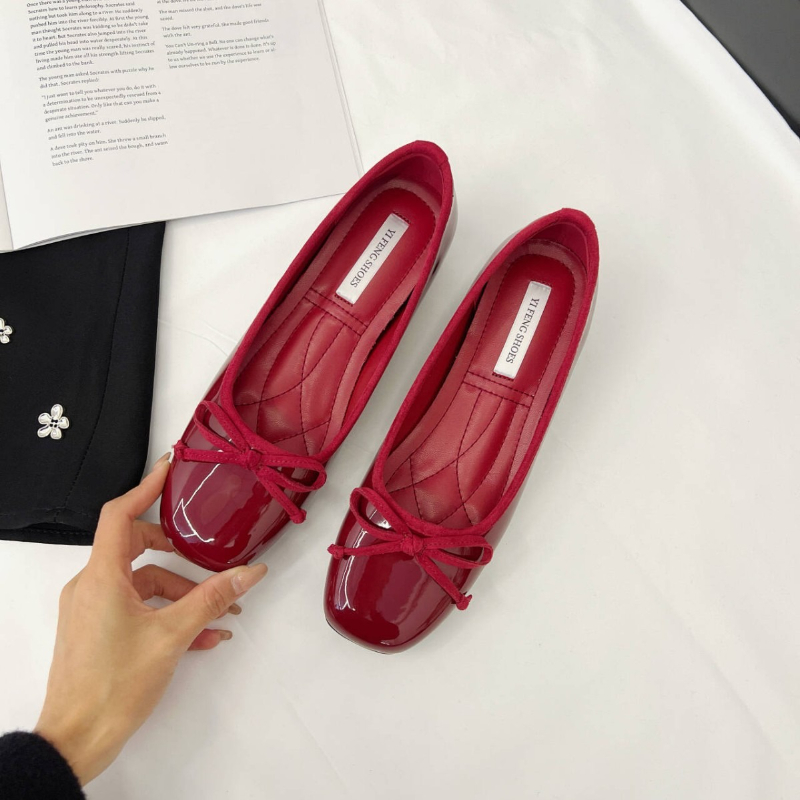 Sığ Kadın Yumuşak Yuvarlak Bay - Shoes For Women Flats incelemesi ve fiyatı