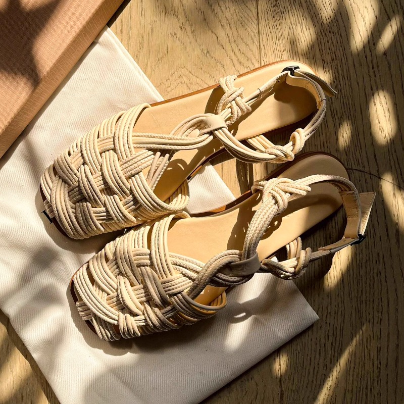 Vintage El dokuması Düz ​​taba - Women'S Shoes Hands Free incelemesi ve fiyatı
