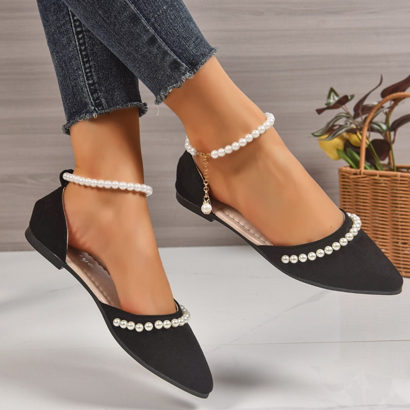 İnci Detaylı Sivri Burunlu Bab - Shoes For Women Flats incelemesi ve fiyatı